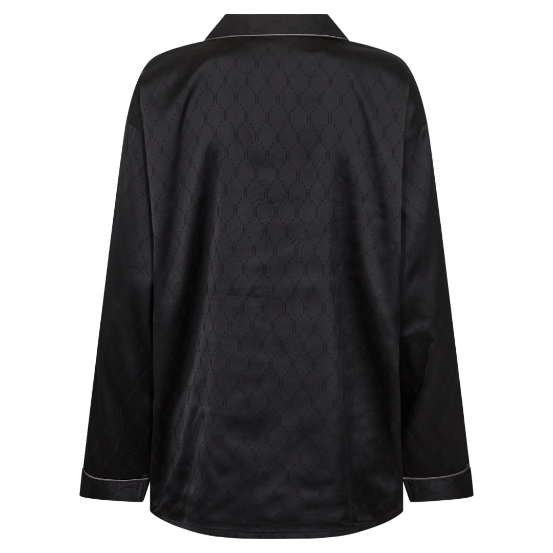 HYPE THE DETAIL - SATIN PYJAMAS - 3800439 - SORT