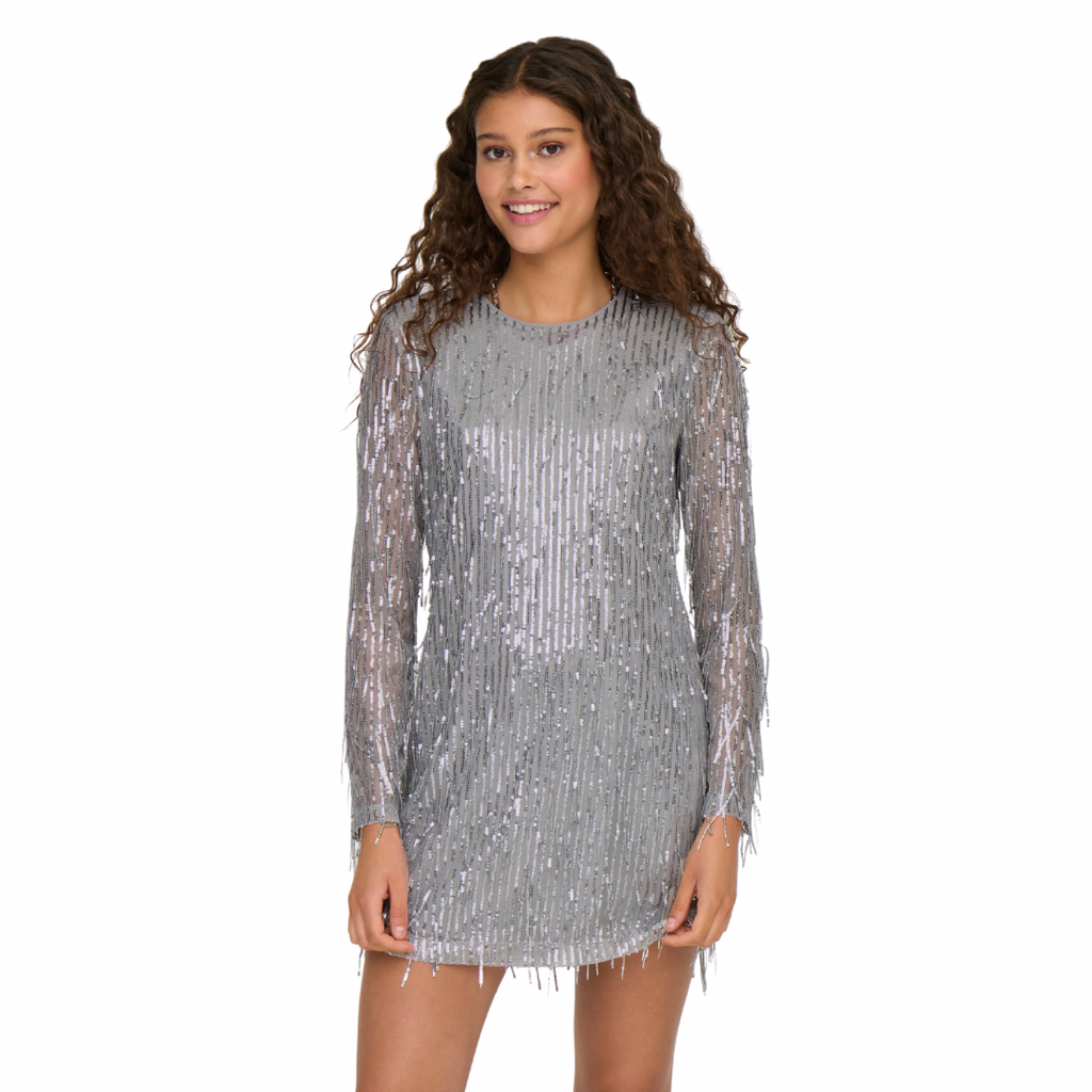 ONLY - KJOLE - ANIKA SPACY 15336062 - SILVER SEQUINS