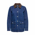 ONLY - DENIMJAKKE - FRANKIE CORD 15359084 - DARK BLUE DENIM