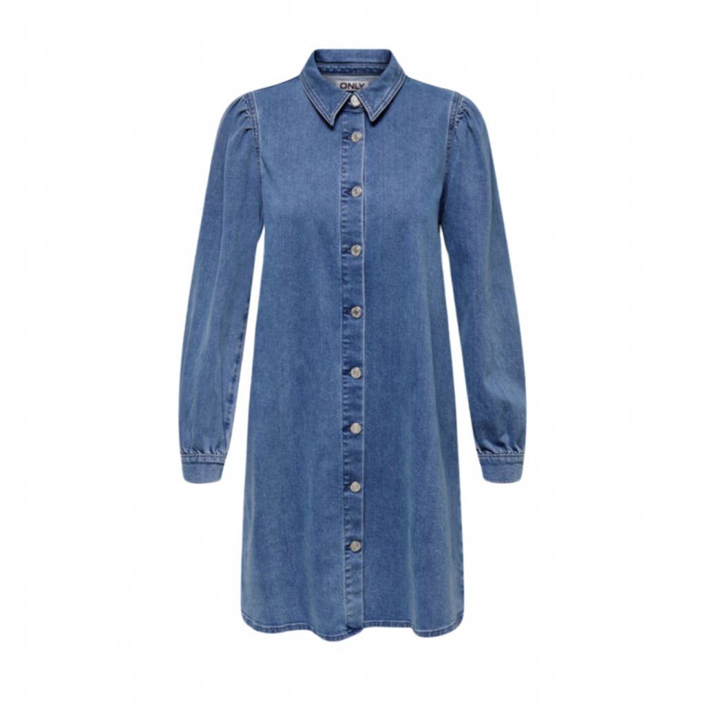 ONLY - DENIMKJOLE - ALMA 15345570 - MEDIUM BLUE DENIM