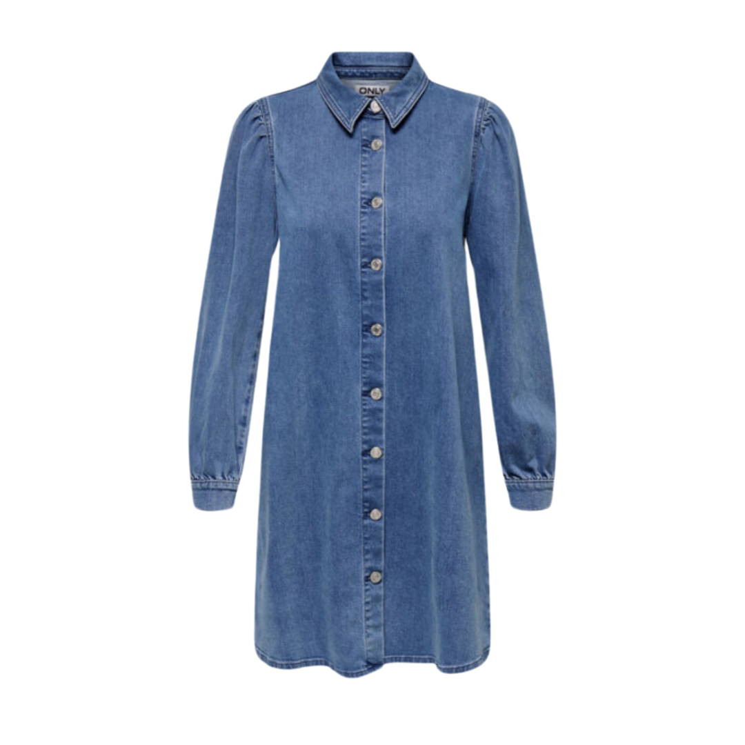 ONLY - DENIMKJOLE - ALMA 15345570 - MEDIUM BLUE DENIM