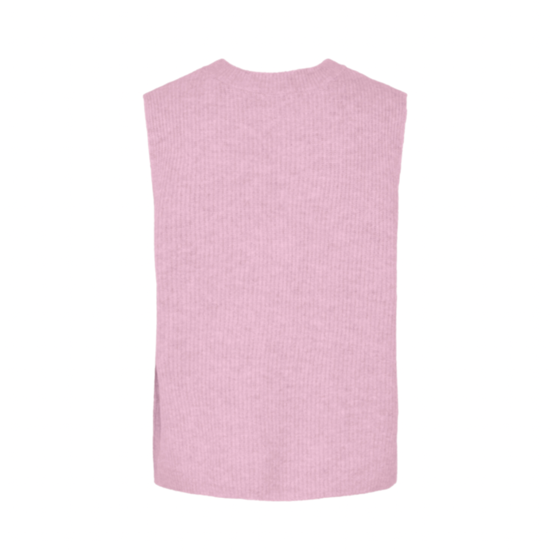 PIECES - VEST - SILLY 17156680 - ROSEATE SPOONBILL MELANGE