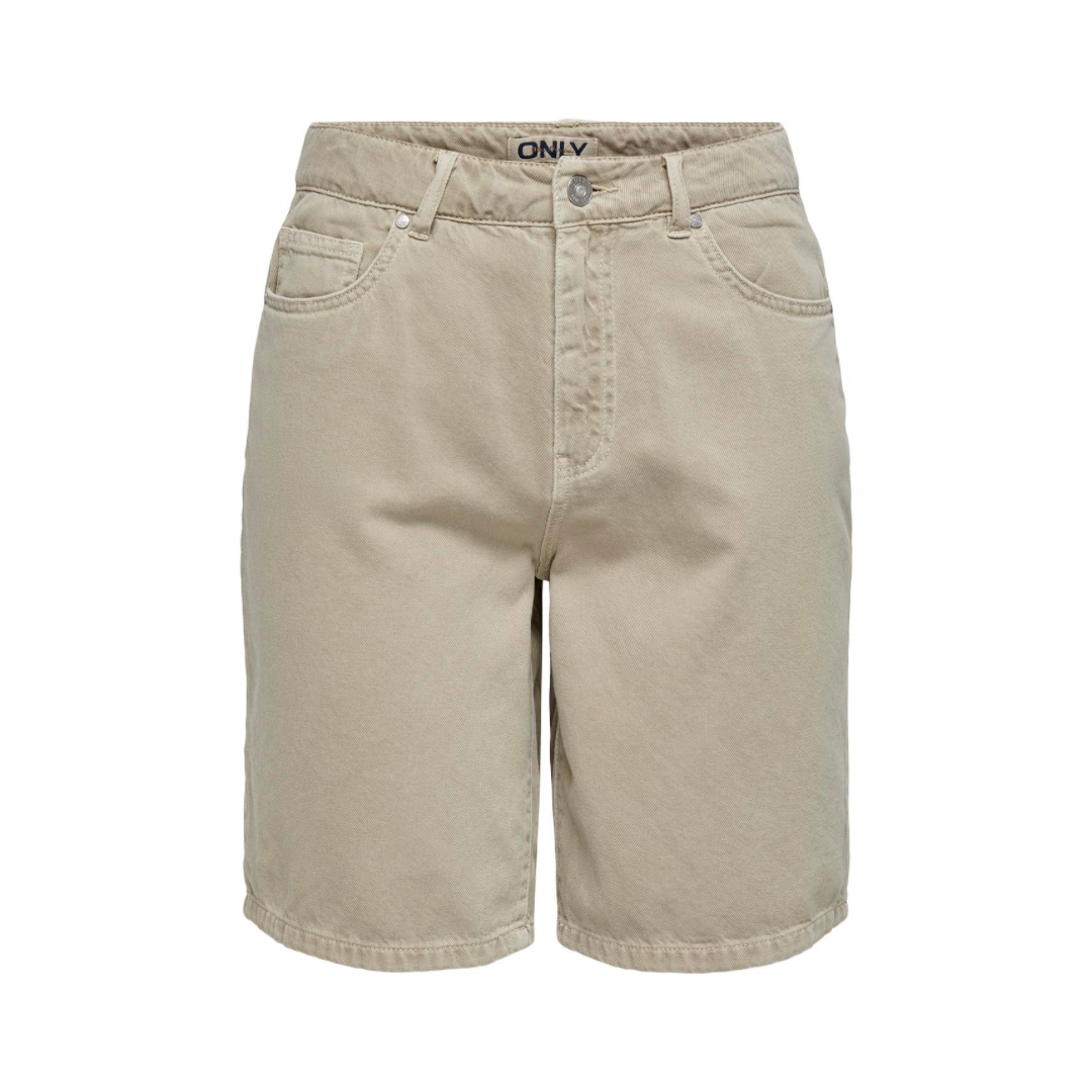 ONLY - BERMUDA SHORTS - SILLA 15327036 - PLAZA TAUPE