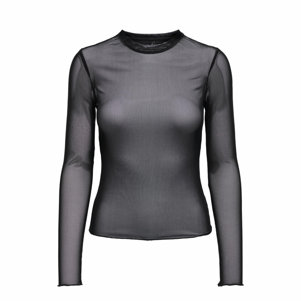 ONLY - MESH BLUSE - LINA - 15310226 - BLACK