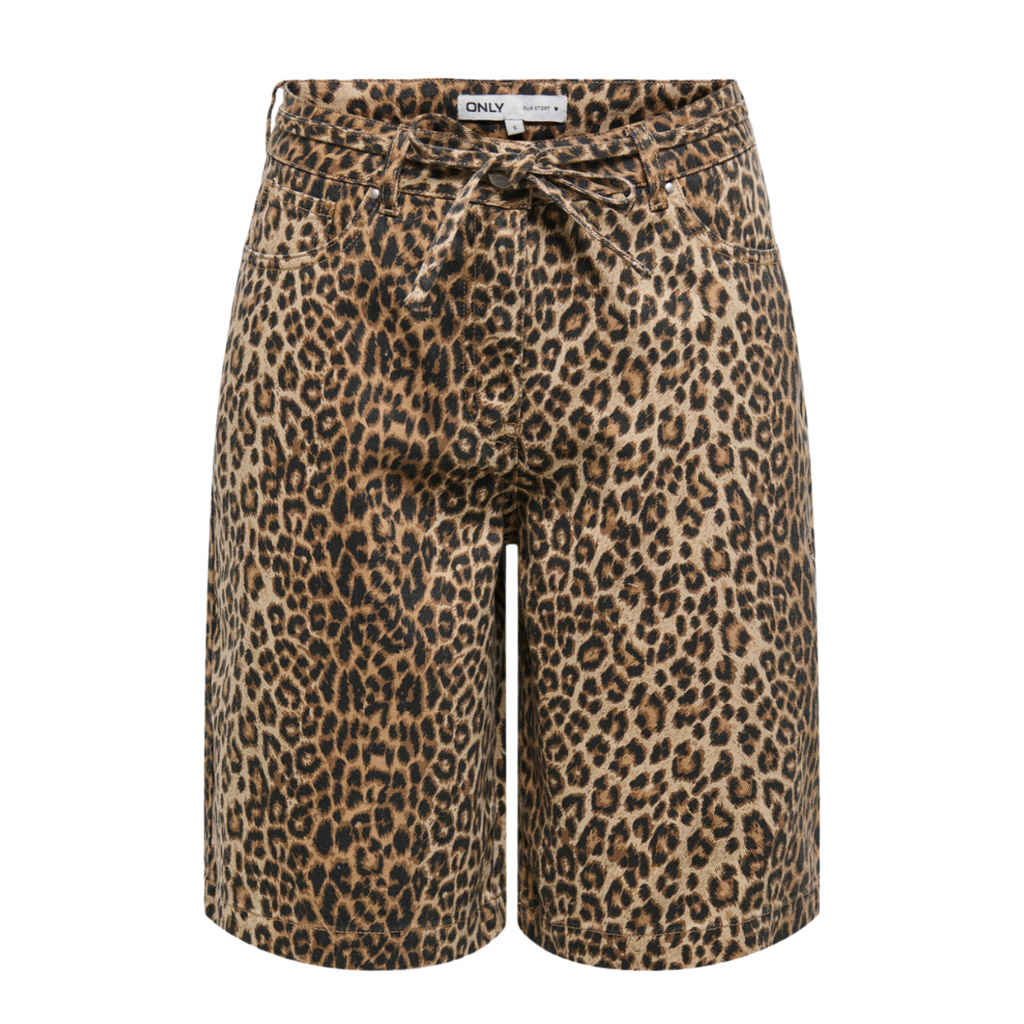 ONLY - BERMUDA SHORTS - NAOMI STRING 15351037 - TOASTED COCONUT/LEO