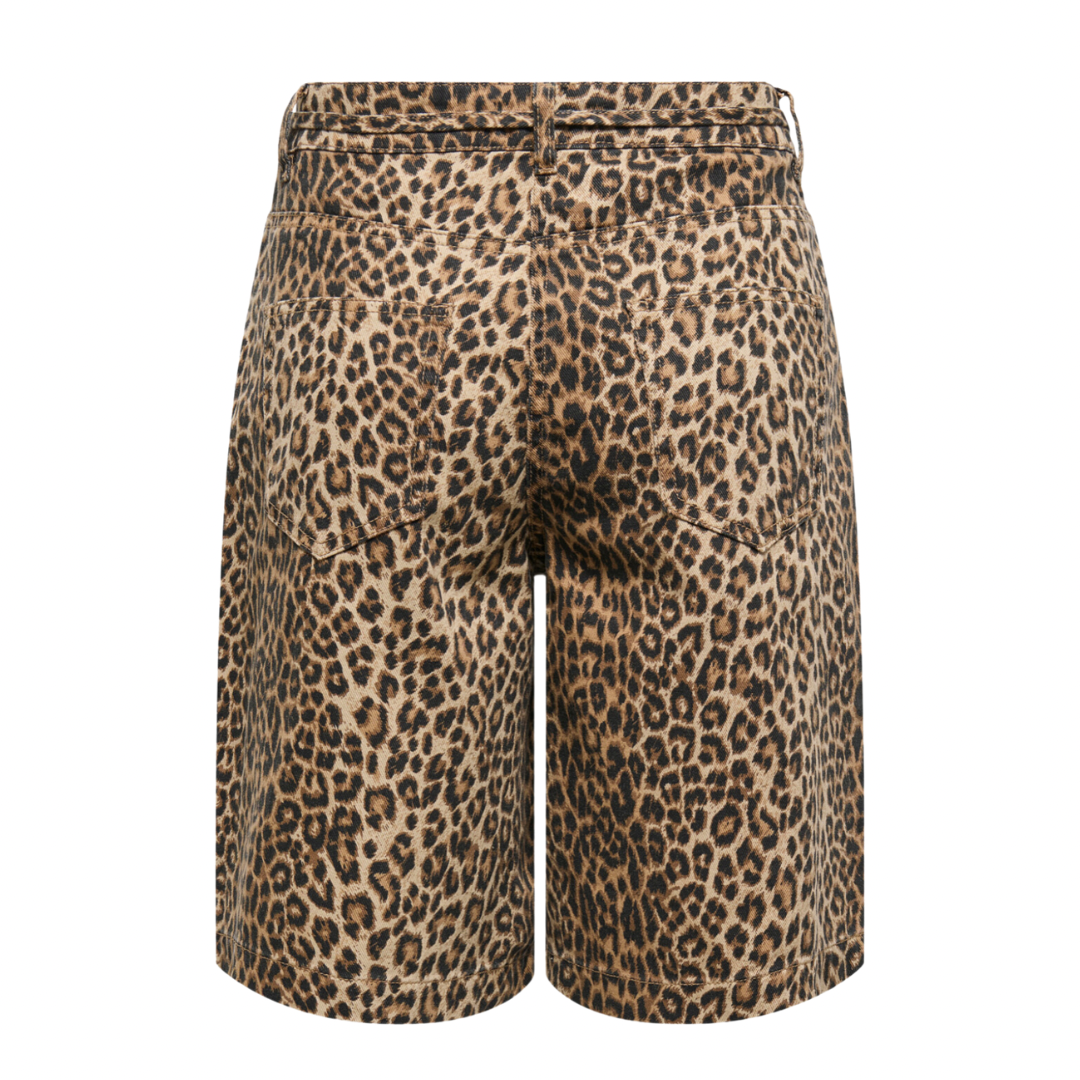 ONLY - BERMUDA SHORTS - NAOMI STRING 15351037 - TOASTED COCONUT/LEO