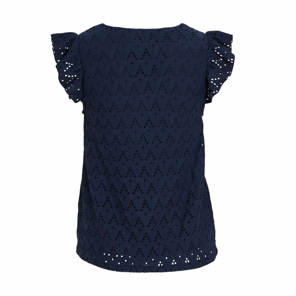 VILA - TOP - MALINA 14104110 - NAVY BLAZER