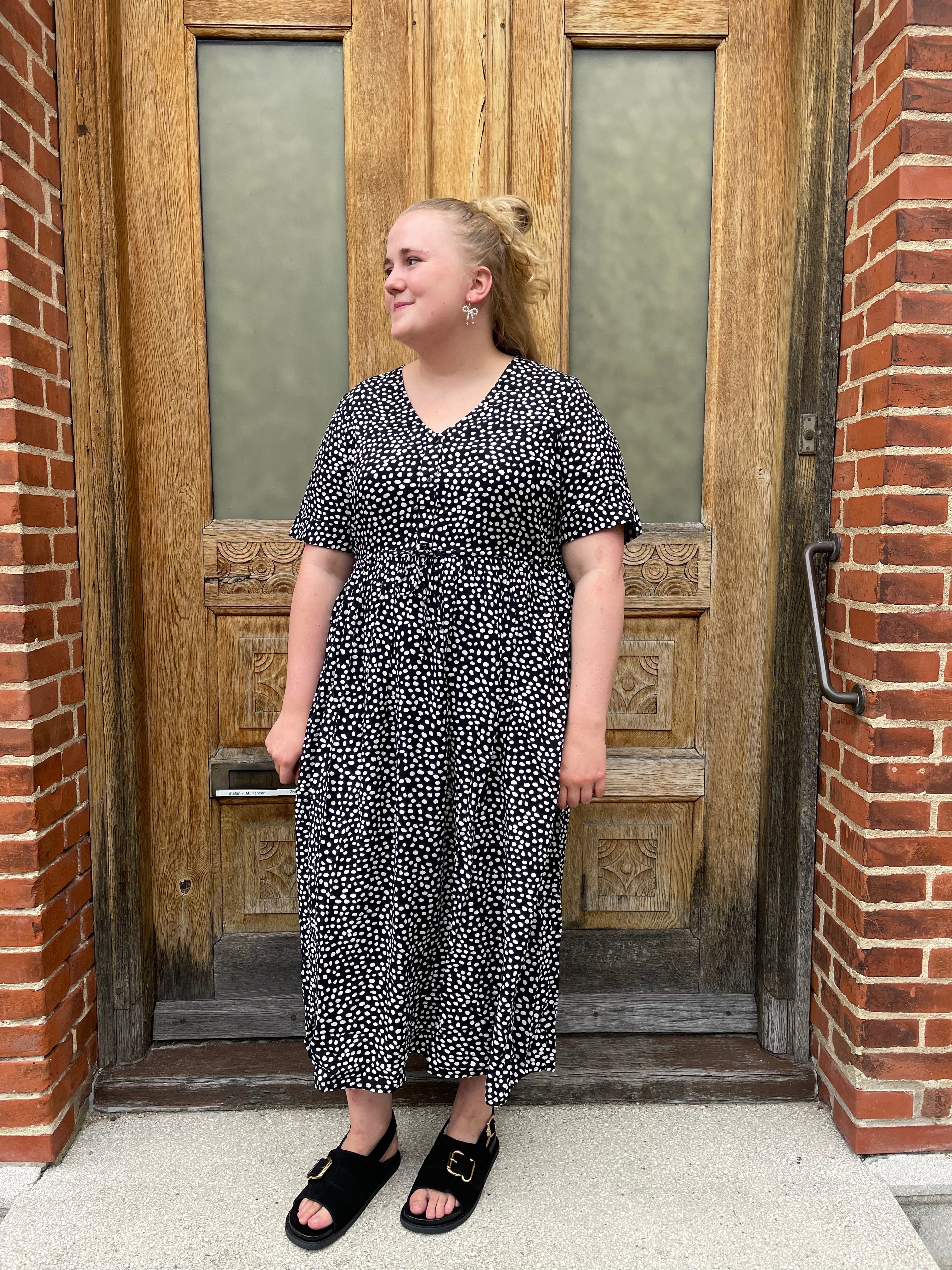 PIECES - KJOLE - TALA 17133688  - BLACK DOT