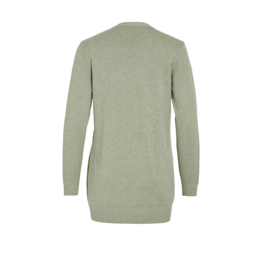 VILA - CARDIGAN - RIL 14044041 - OIL GREEN MELANGE