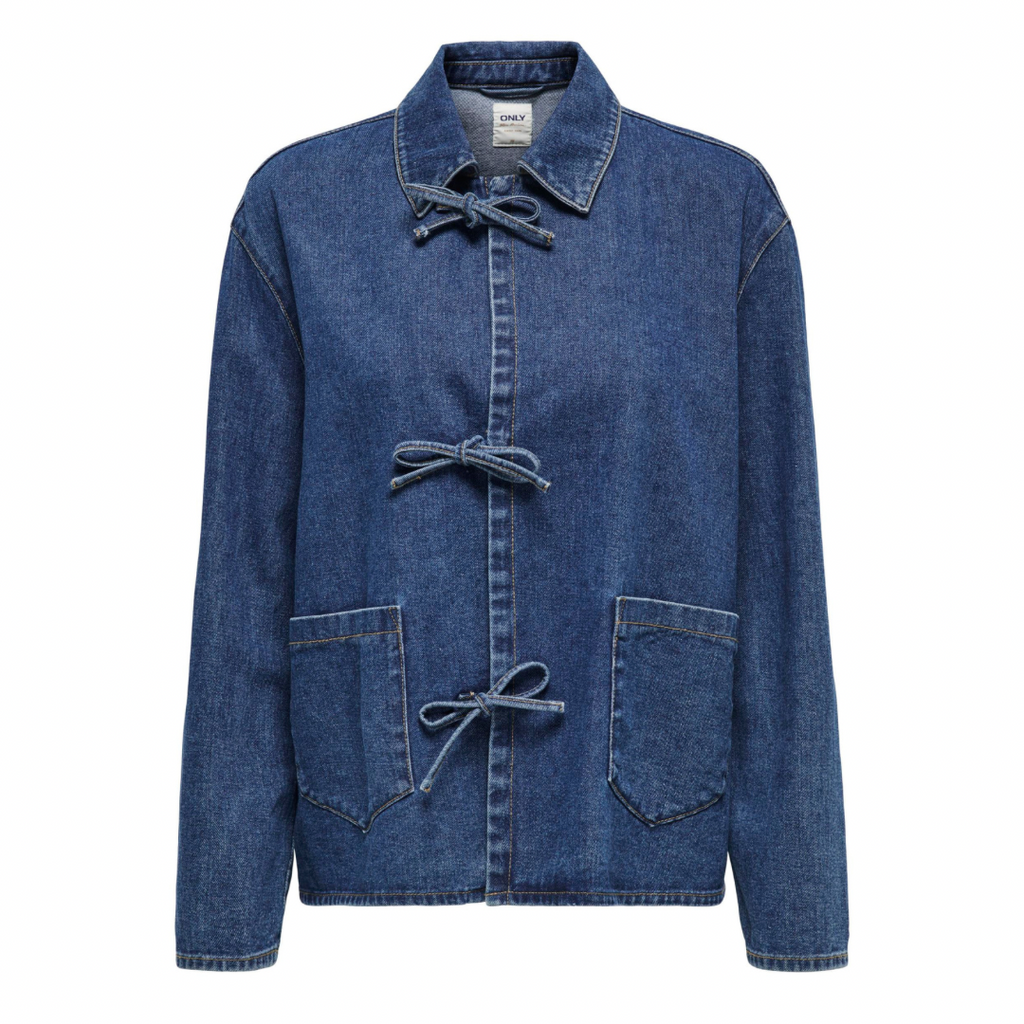ONLY - JAKKE - THILLE 15328253 - DARK BLUE DENIM