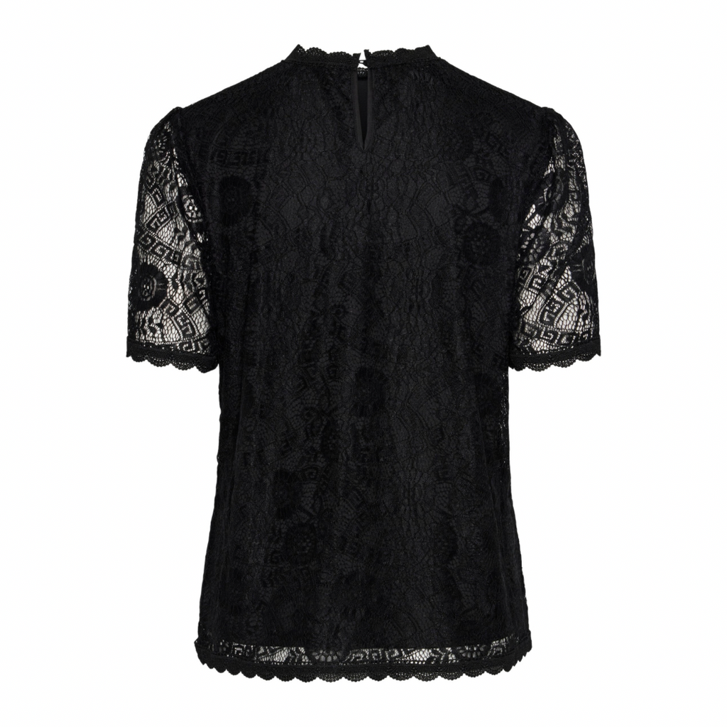 PIECES - BLONDE TEE - OLLINE  - 17148711 - SORT