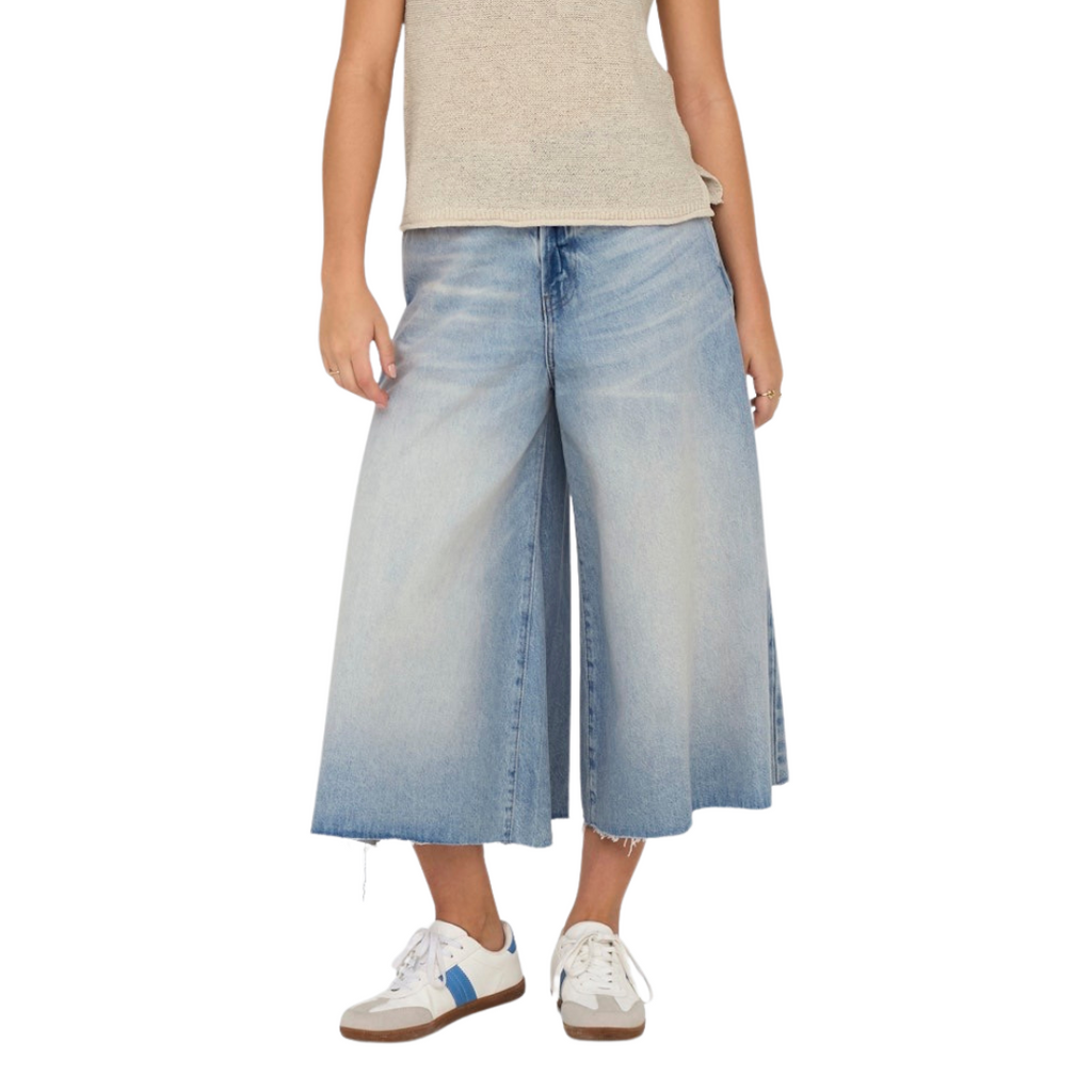 ONLY - SHORTS - LA BREA LONG 15341131 - LIGHT BLUE DENIM