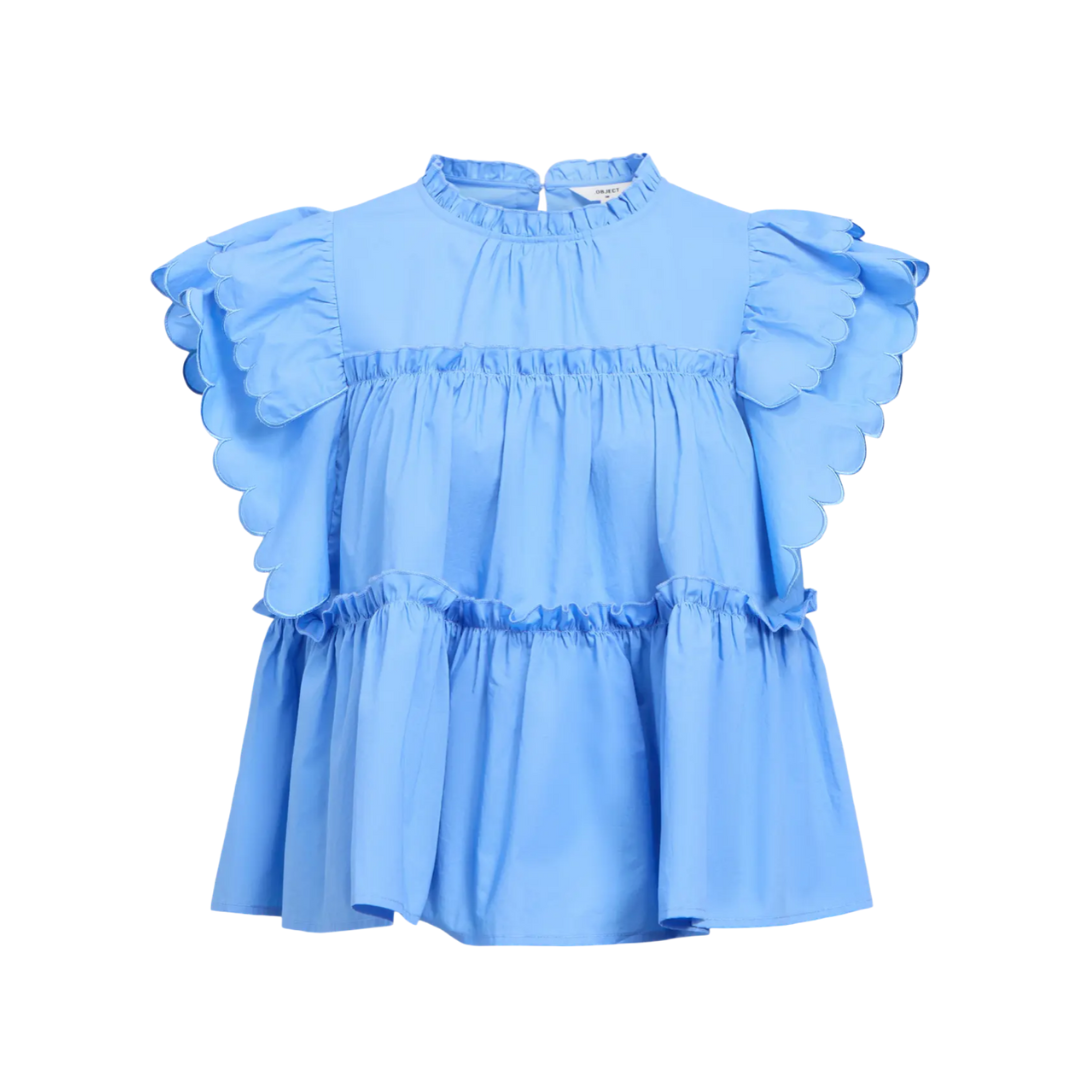OBJECT - TOP - HOPE 23044943 - CORNFLOWER BLUE