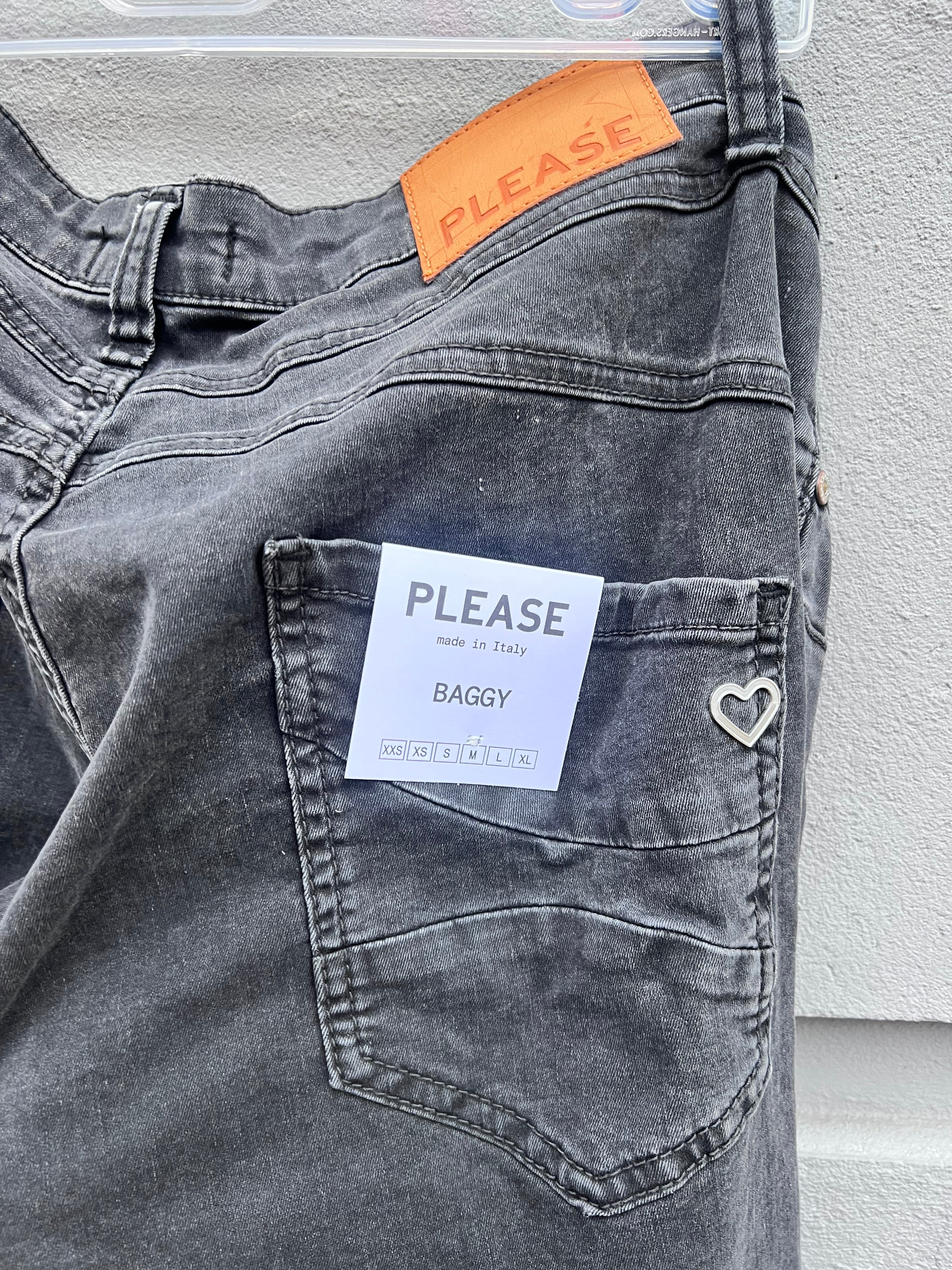PLEASE JEANS - JEANS - CLASSIC P2YQGD5PDD - NERO DENIM