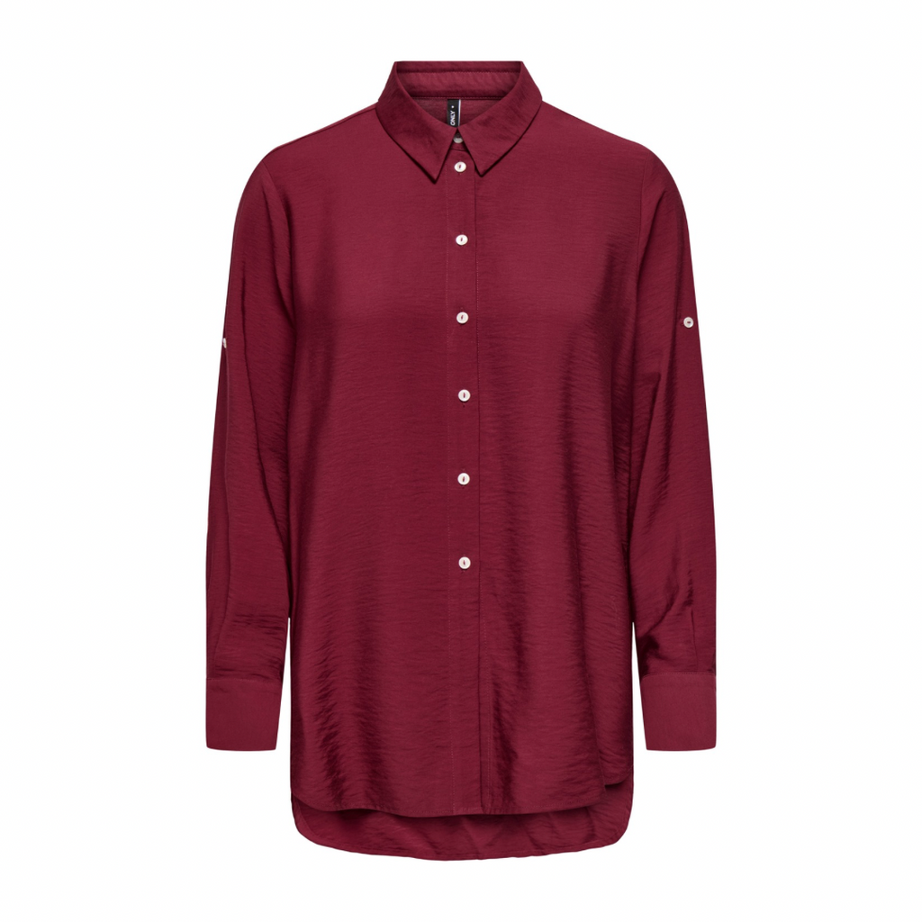 ONLY - SKJORTE - SARI 15347209 - CABERNET