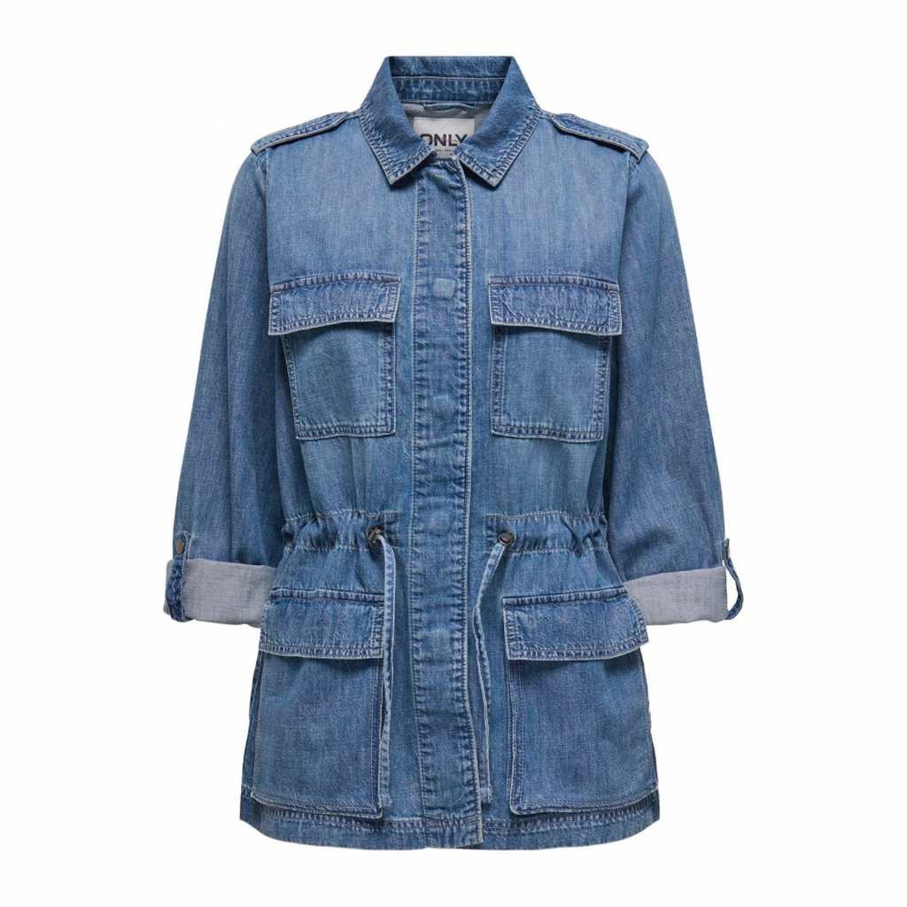 ONLY - JAKKE - KENYA UTILITY 15340054 - MEDIUM BLUE DENIM