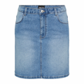 PIECES - DENIM NEDERDEL - PEGGY 17146490 - LIGHT BLUE DENIM