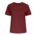 PIECES - T-SHIRT - RIA SOLID 17140802 -  TAWNY PORT