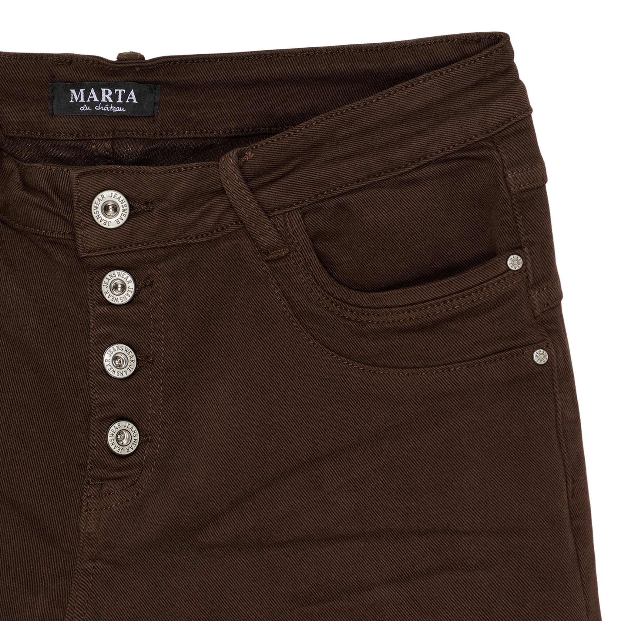 MARTA DU CHATEAU - JEANS - NOMA MDC230-8710 - BROWN