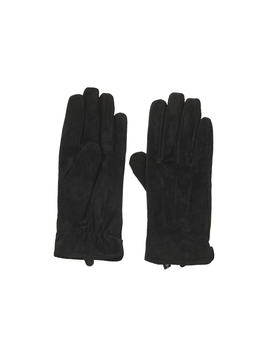 PIECES - HANDSKER - NELLIE SUEDE -  17086829- LÆDER SORT