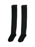 PIECES - SOCK - NANNA KNEE HIGH  - 17152604 - BLACK