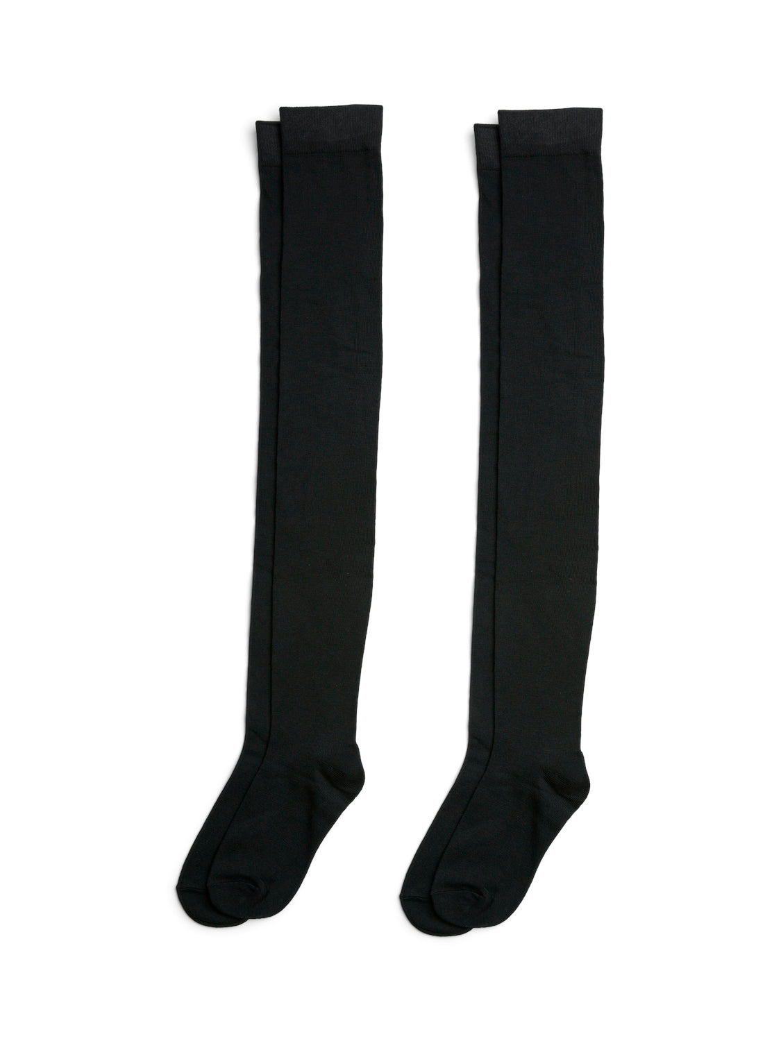 PIECES - SOCK - NANNA KNEE HIGH  - 17152604 - BLACK