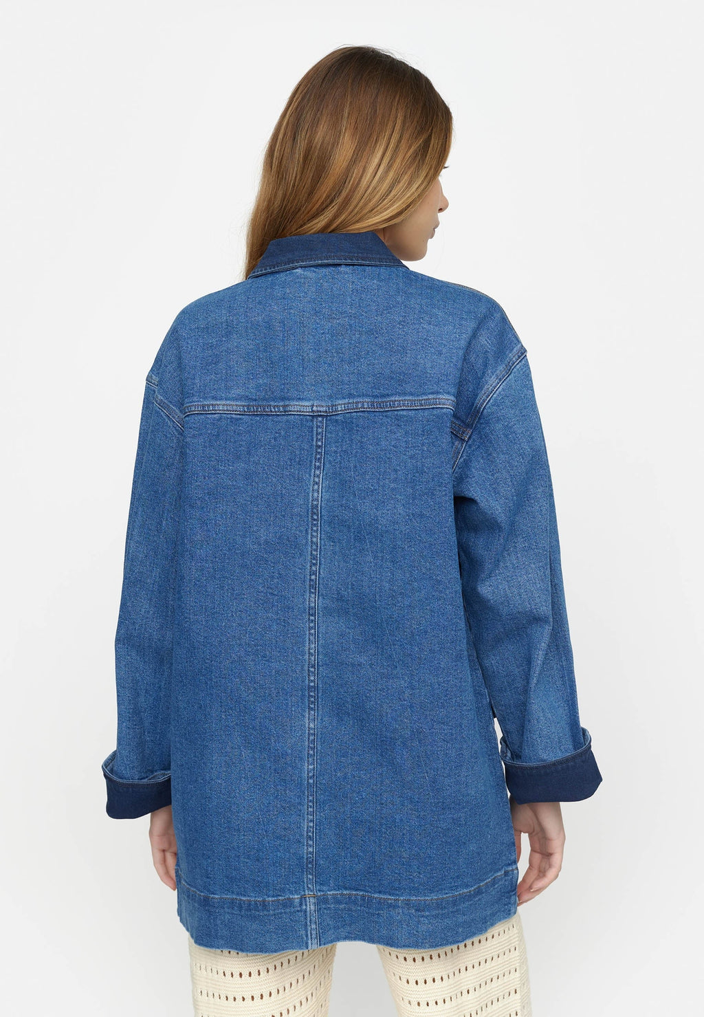 SOFT REBELS - JAKKE - KIKI SR224-604 - TRUE BLUE DENIM