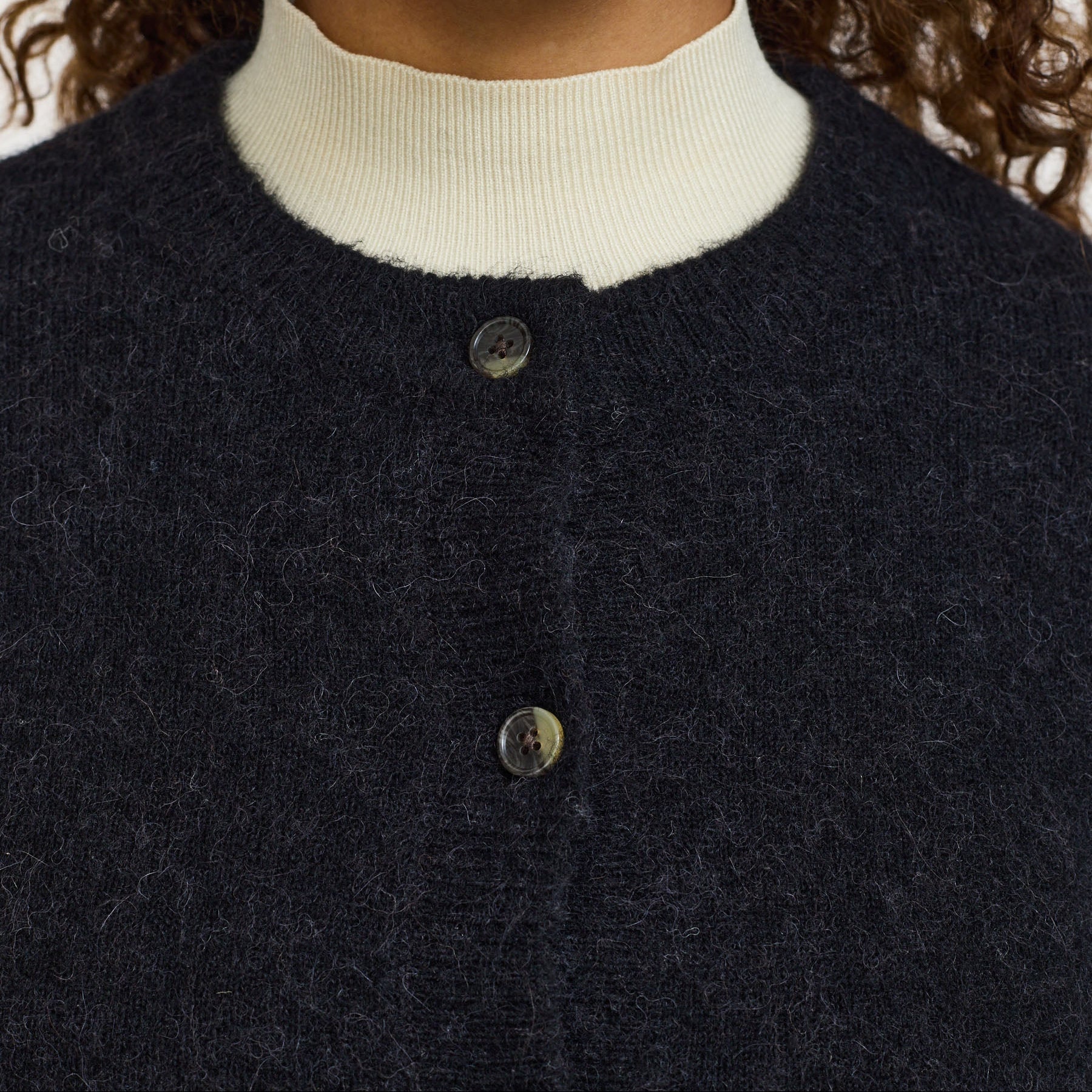 SOFT REBELS - CARDIGAN - ALLISON SRX2112-200 - SORT