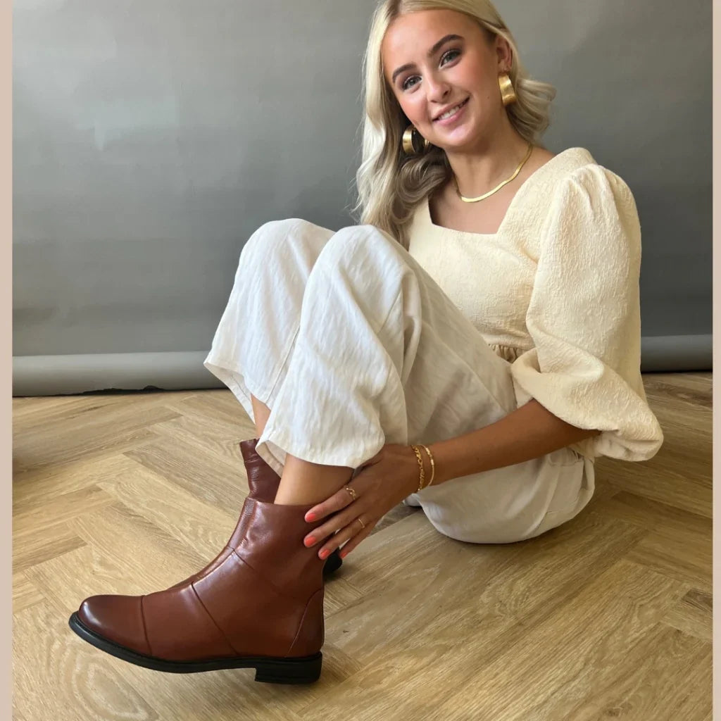COPENHAGEN SHOES - STØVLE - STEPHANIE - COGNAC