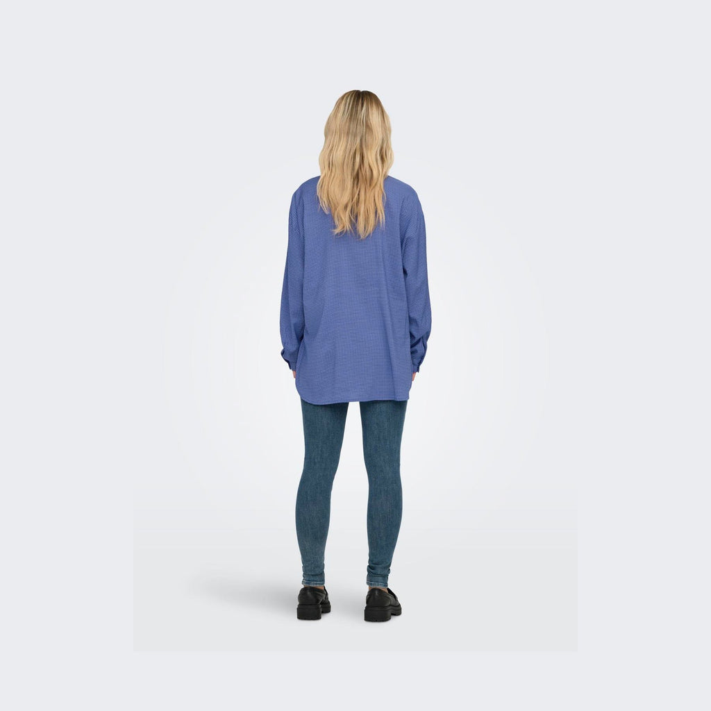 ONLY - SKJORTE - MAGGIE 15344363 - AMPARO BLUE