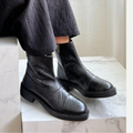 COPENHAGEN SHOES - STØVLE - AMIE - SORT/CROCO