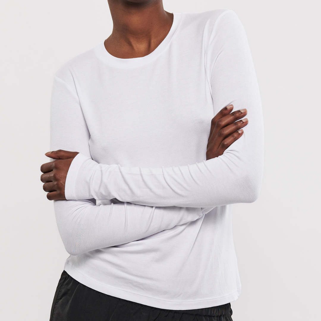 MBYM - BLUSE - CHRISTINA GO GREEN 11229209 - OPTICAL WHITE