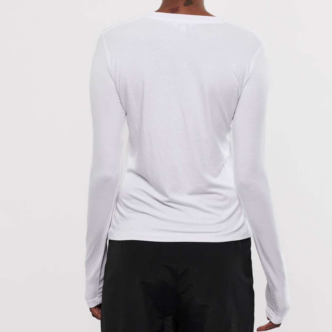 MBYM - BLUSE - CHRISTINA GO GREEN 11229209 - OPTICAL WHITE