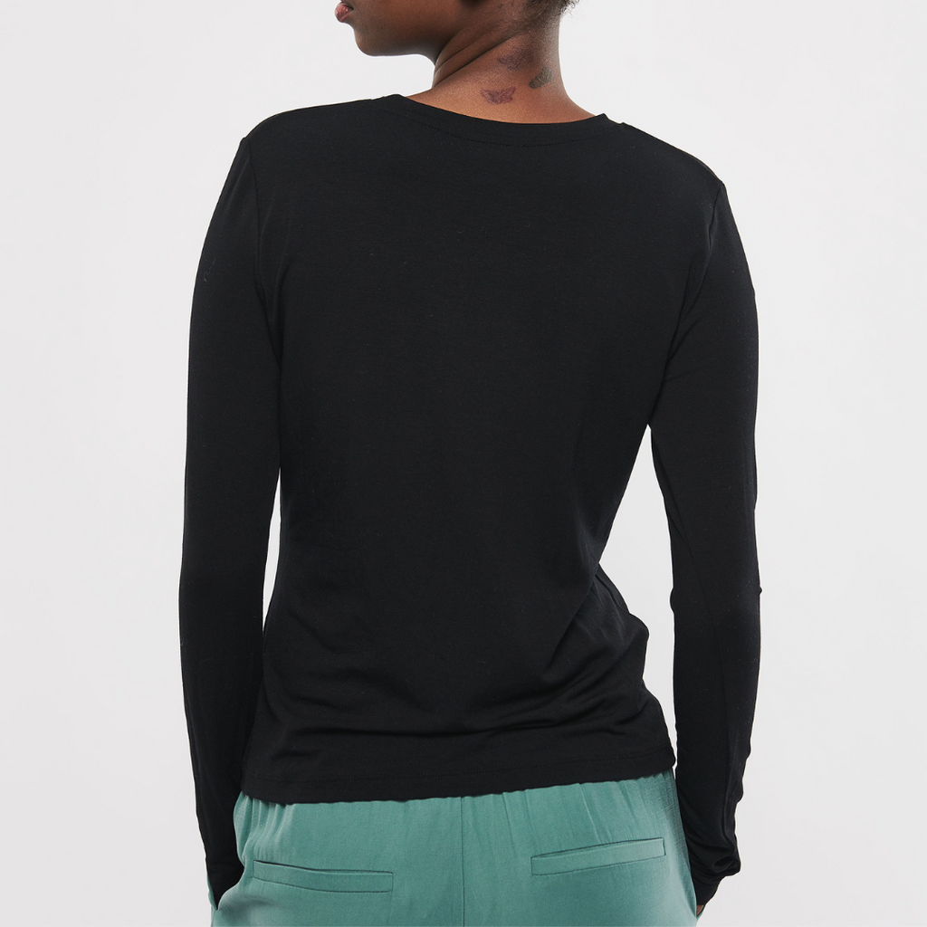 MBYM - BLUSE - CHRISTINA GO GREEN 11229209 - SORT