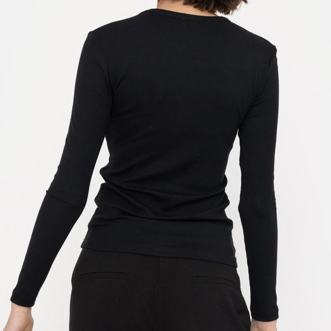 SOFT REBELS - BLUSE - FENJA SRAW22-300 - SORT