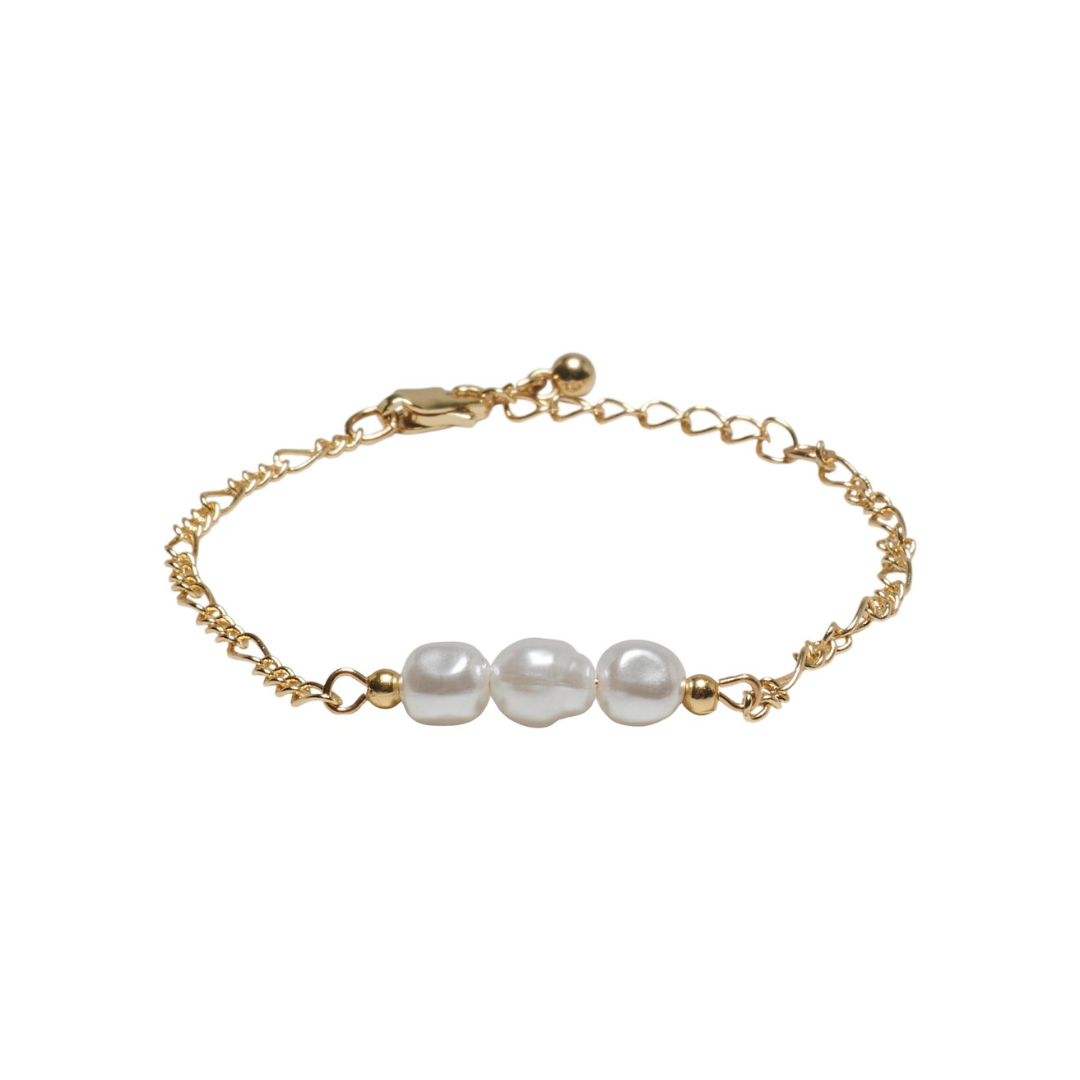 ONLY - ARMBÅND - CARMEN MOTHER OF PEARL 15307759 - GULD