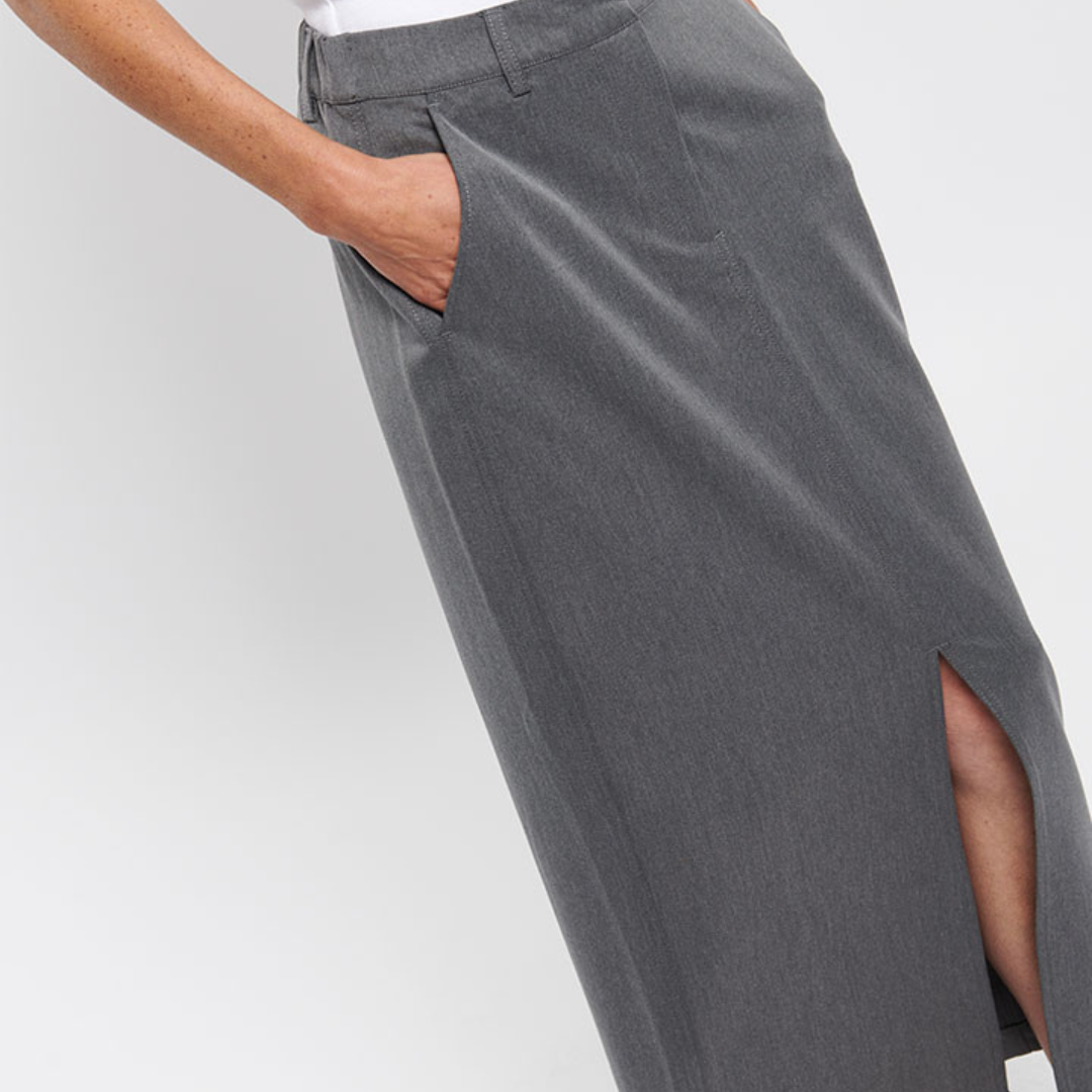 MBYM - NEDERDEL - NELLIS RANDA - CHARCOAL MELANGE