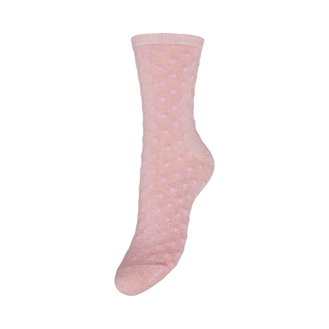 PIECES - GLIMMERSTRØMPE - SEBBY 17094859 -  WOODROSE