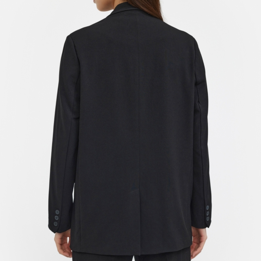 SOFT REBELS - BLAZER - VILJA LOOSE SRSS23-720 - SORT