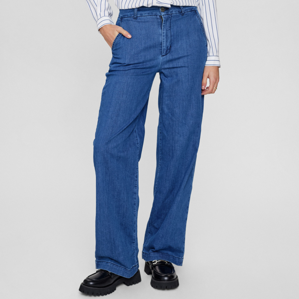 NÜMPH - JEANS - AMBER 703957 - MEDIUM BLUE DENIM