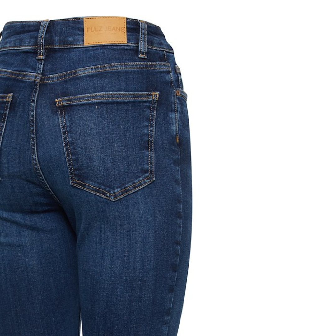 PULZ - JEANS - BECCA BOOTCUT 50207285 - DARK BLUE DENIM