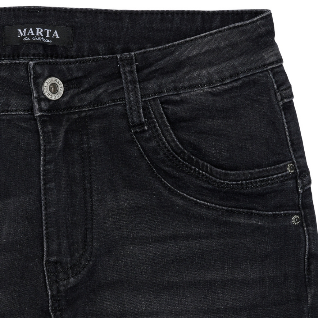 MARTA DU CHATEAU - JEANS - METTE MDC104-22255 - SORT DENIM