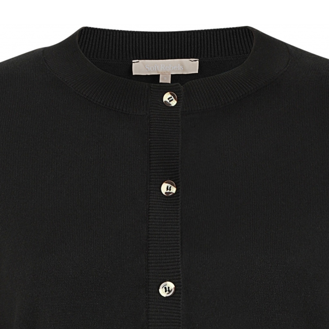 SOFT REBELS - CARDIGAN - MARLA SR120-213 - SORT