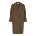 MARTA DU CHATEAU - FRAKKE - IDALIA 35079 - DARK BROWN