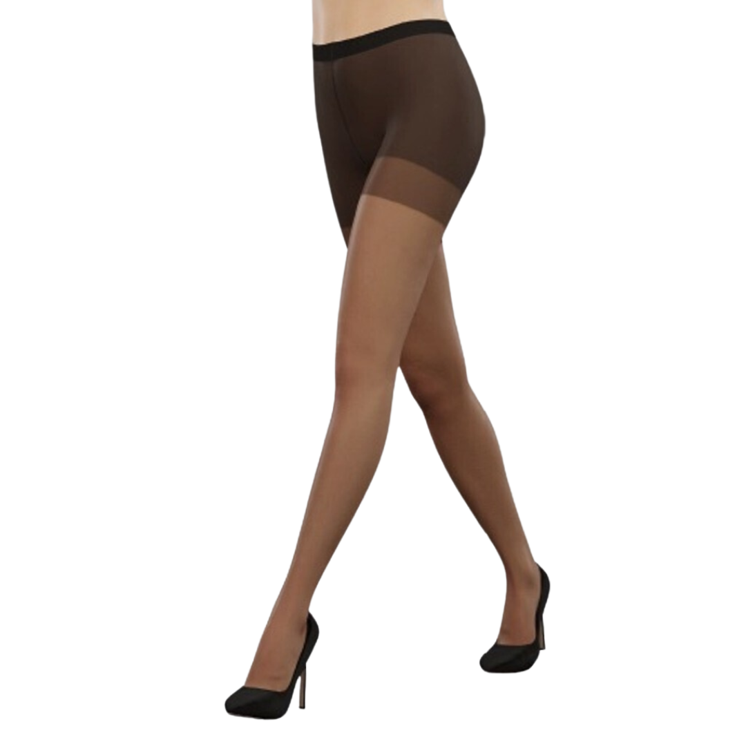 WOLFORD - STRØMPEBUKSER - MISS W 30 LEG SUPPORT 11218 - SORT