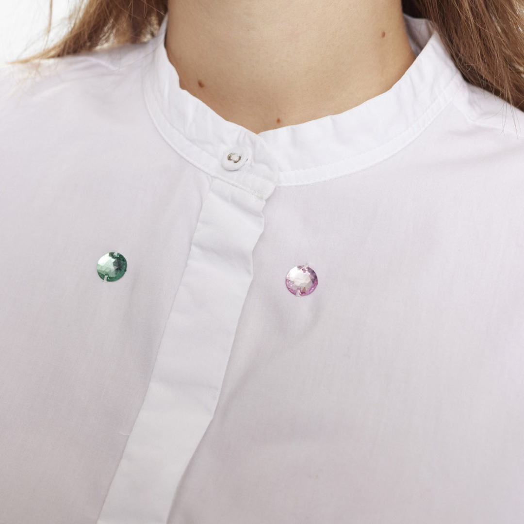 NÜMPH - SKJORTE - HEIDI 704858 - BRIGHT WHITE