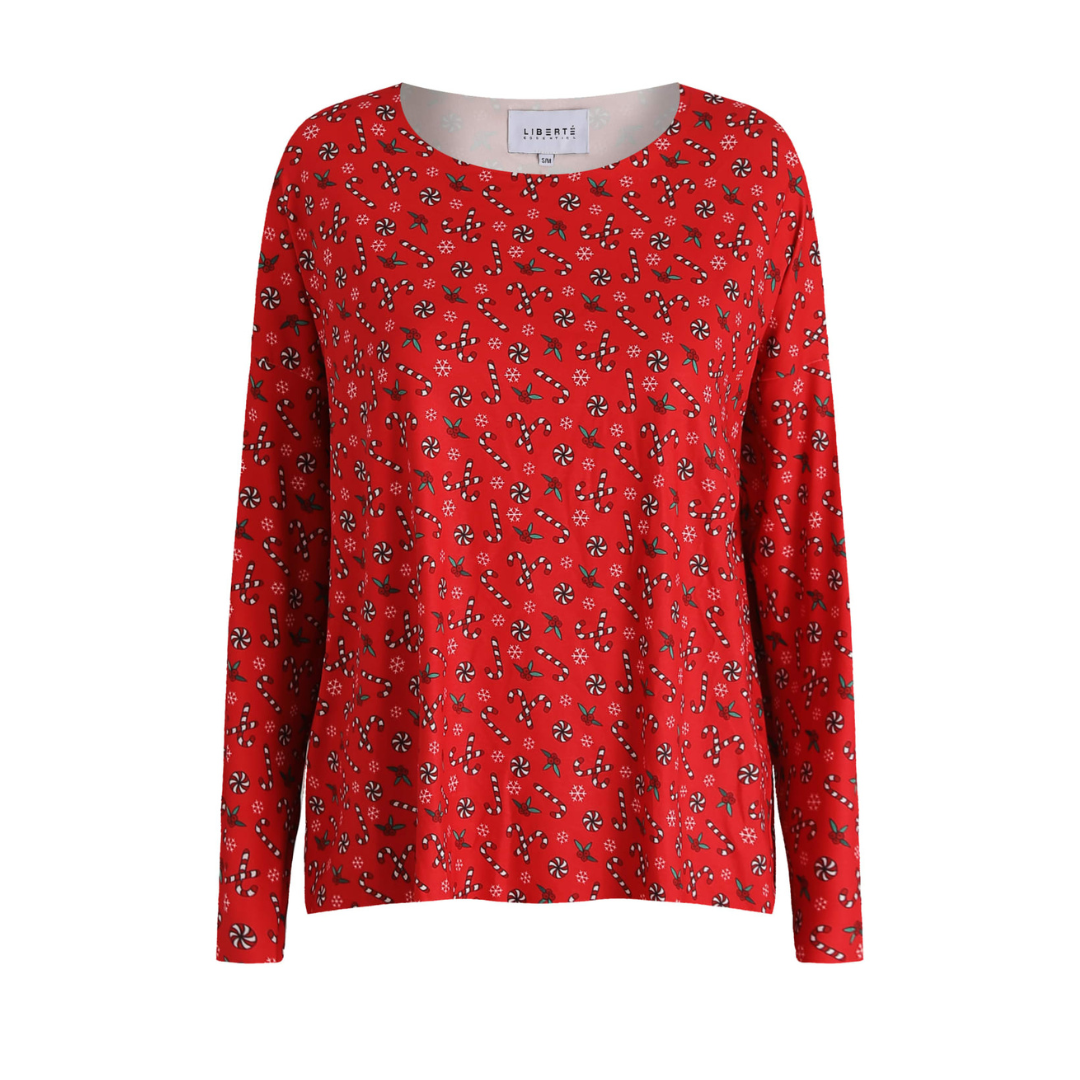 LIBERTÉ - BLUSE - ALMA 9504 - CANDYCANE RED