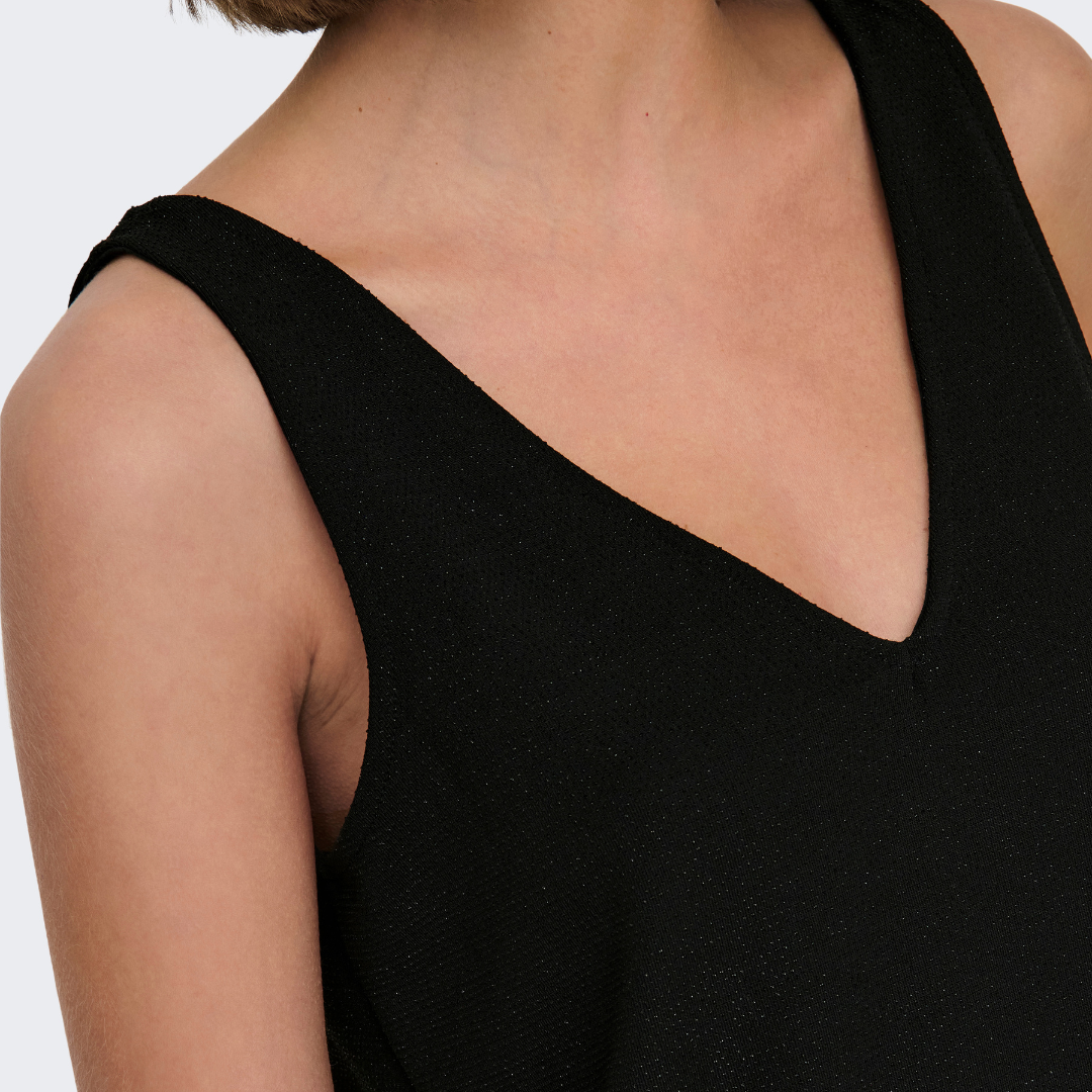 ONLY - TOP - QUEEN 15331403 - BLACK ODA