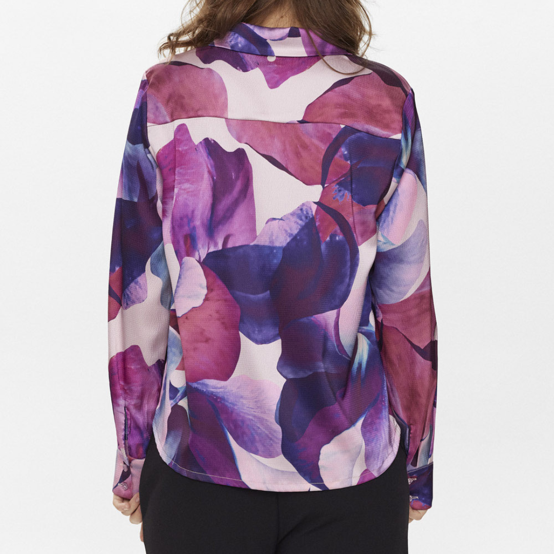 NÜMPH - SKJORTE - ISOBELL 704864 - VIOLET ICE