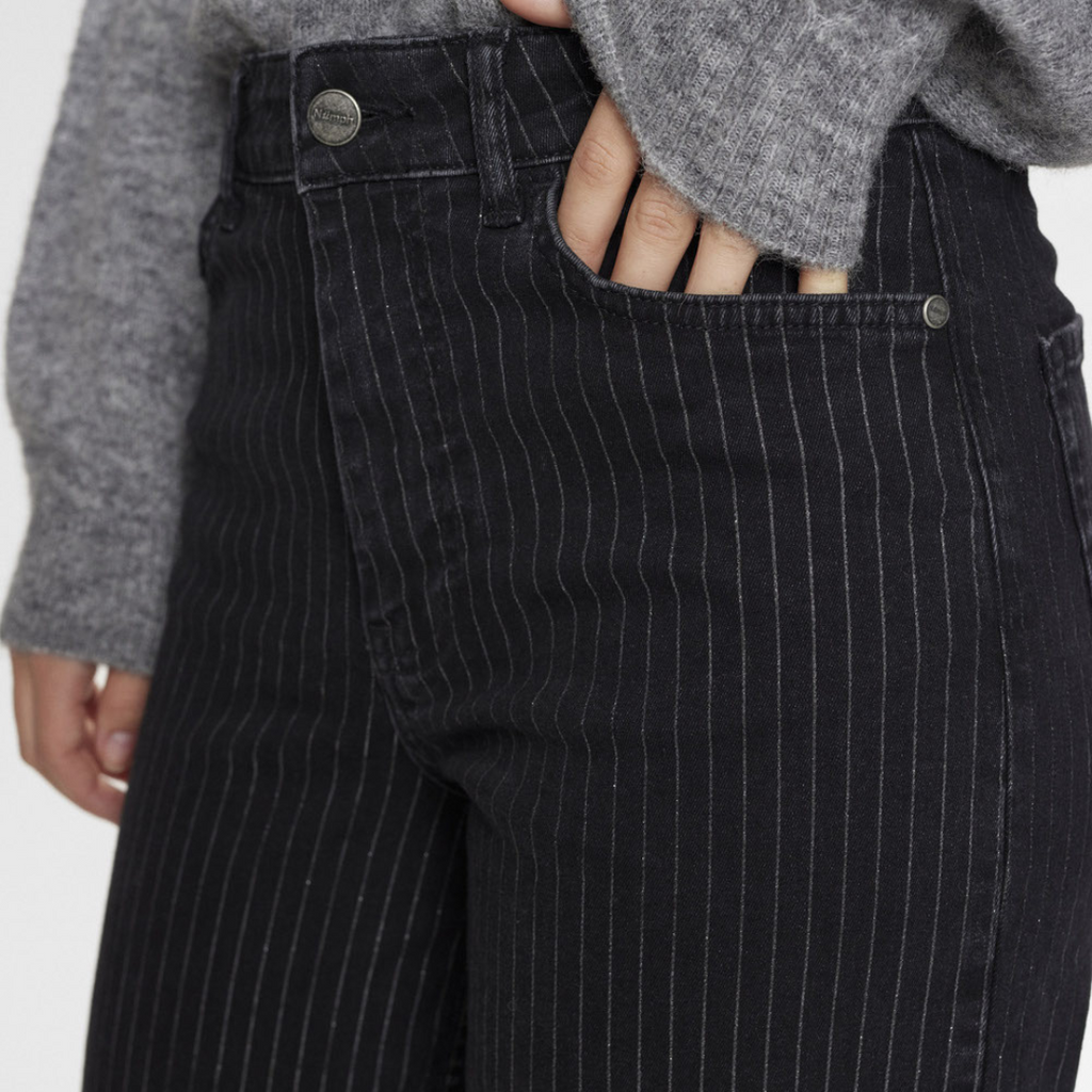 NÜMPH - JEANS - PARIS CROPPED GLAM 704884 - CAVIAR